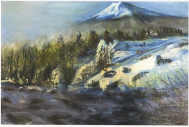 工藤秀征　作品　富士山(冬)